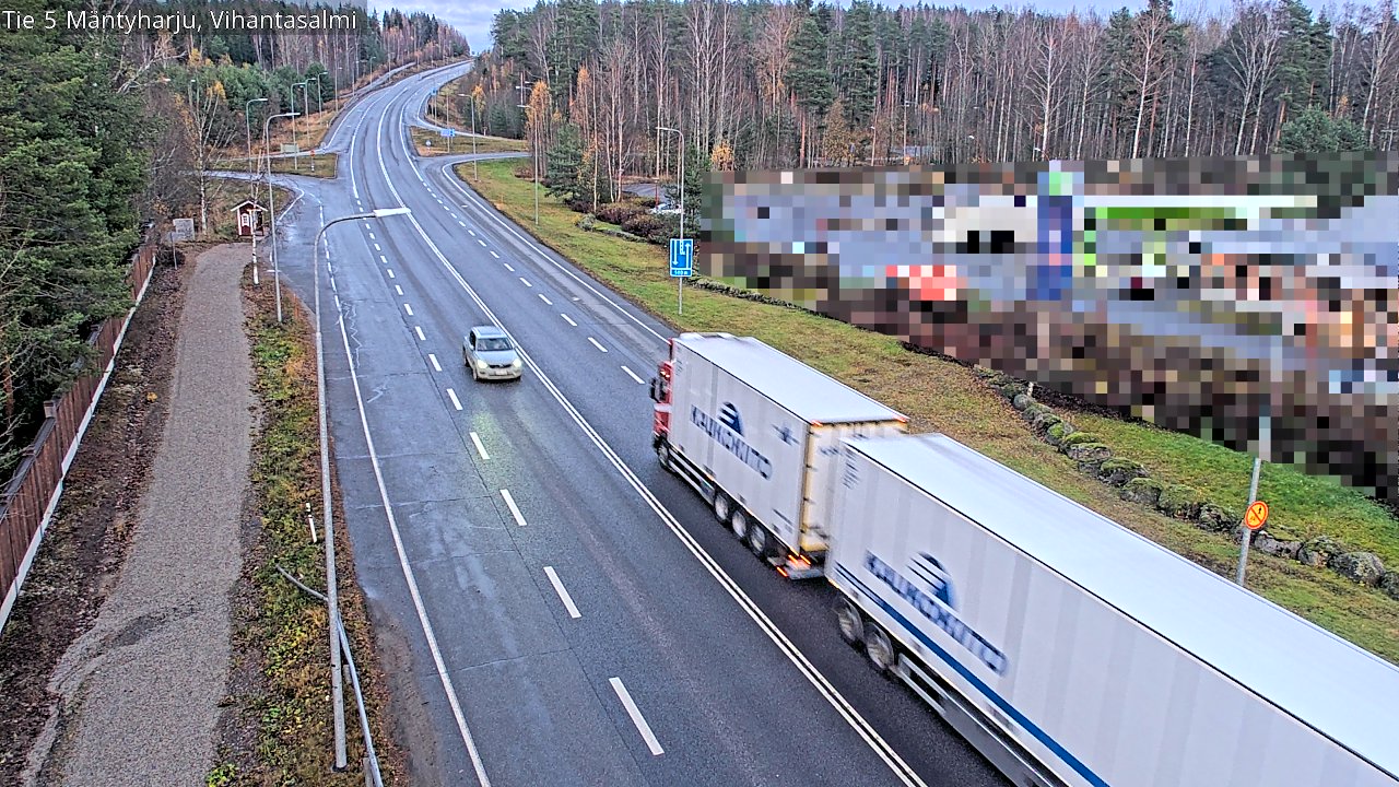 Kelikamerat Kuva Tie 5 Mäntyharju, Vihantasalmi, Mäntyharju, Etelä-Savo