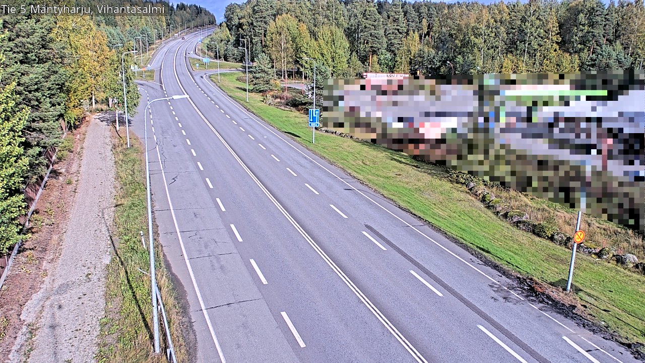 Weather Camera Image Road 5 Mäntyharju, Vihantasalm, Mäntyharju, Etelä-Savo