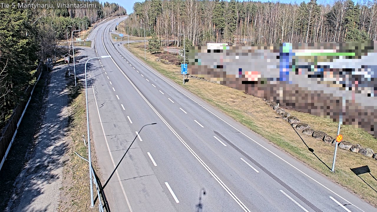 Weather Camera Image Road 5 Mäntyharju, Vihantasalm, Mäntyharju, Etelä-Savo