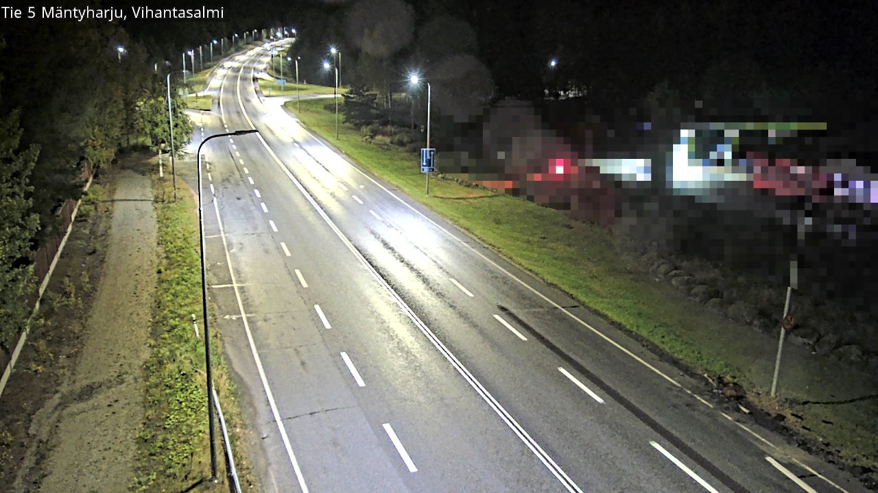 Weather Camera Image Road 5 Mäntyharju, Vihantasalm, Mäntyharju, Etelä-Savo