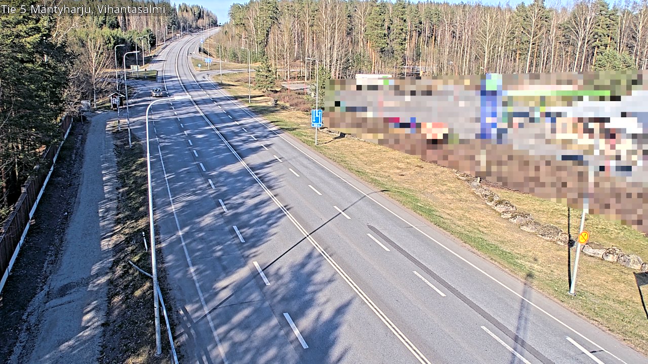Weather Camera Image Road 5 Mäntyharju, Vihantasalm, Mäntyharju, Etelä-Savo