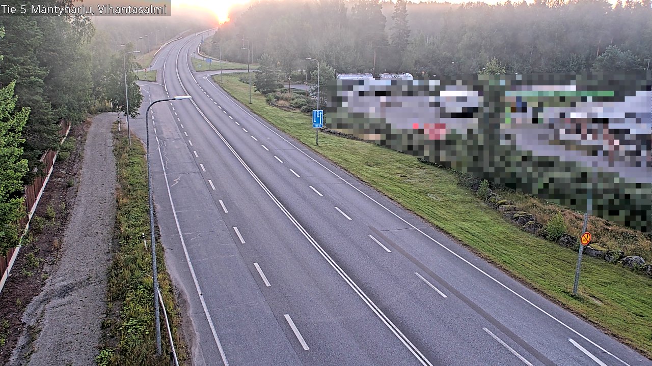Weather Camera Image Road 5 Mäntyharju, Vihantasalm, Mäntyharju, Etelä-Savo