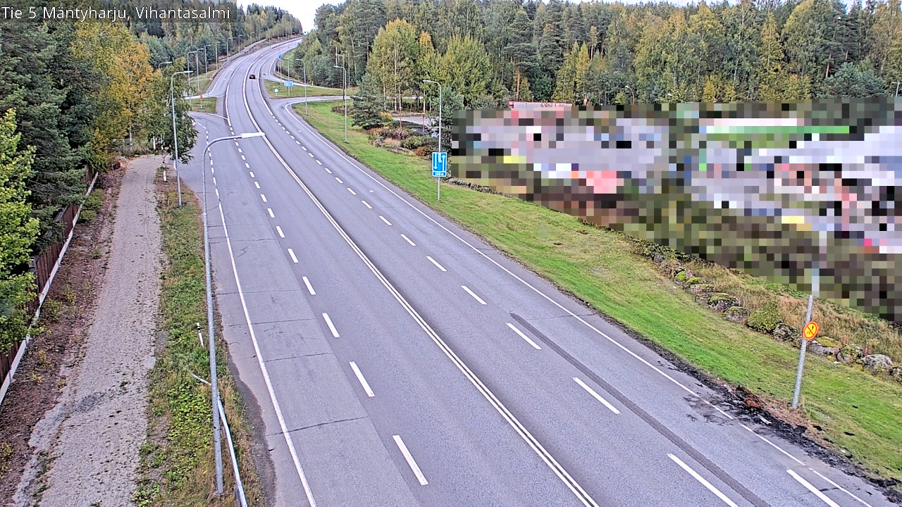 Weather Camera Image Road 5 Mäntyharju, Vihantasalm, Mäntyharju, Etelä-Savo