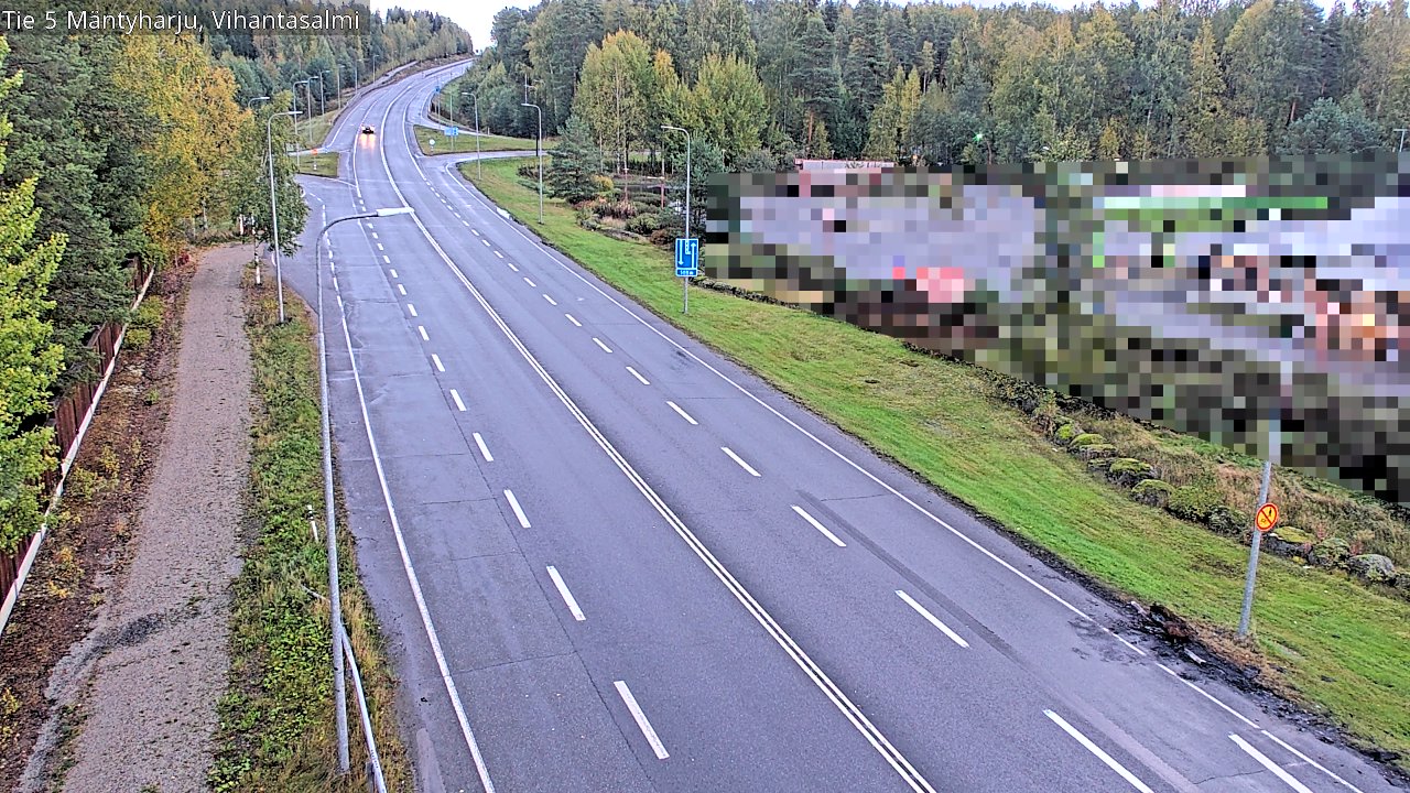 Weather Camera Image Road 5 Mäntyharju, Vihantasalm, Mäntyharju, Etelä-Savo