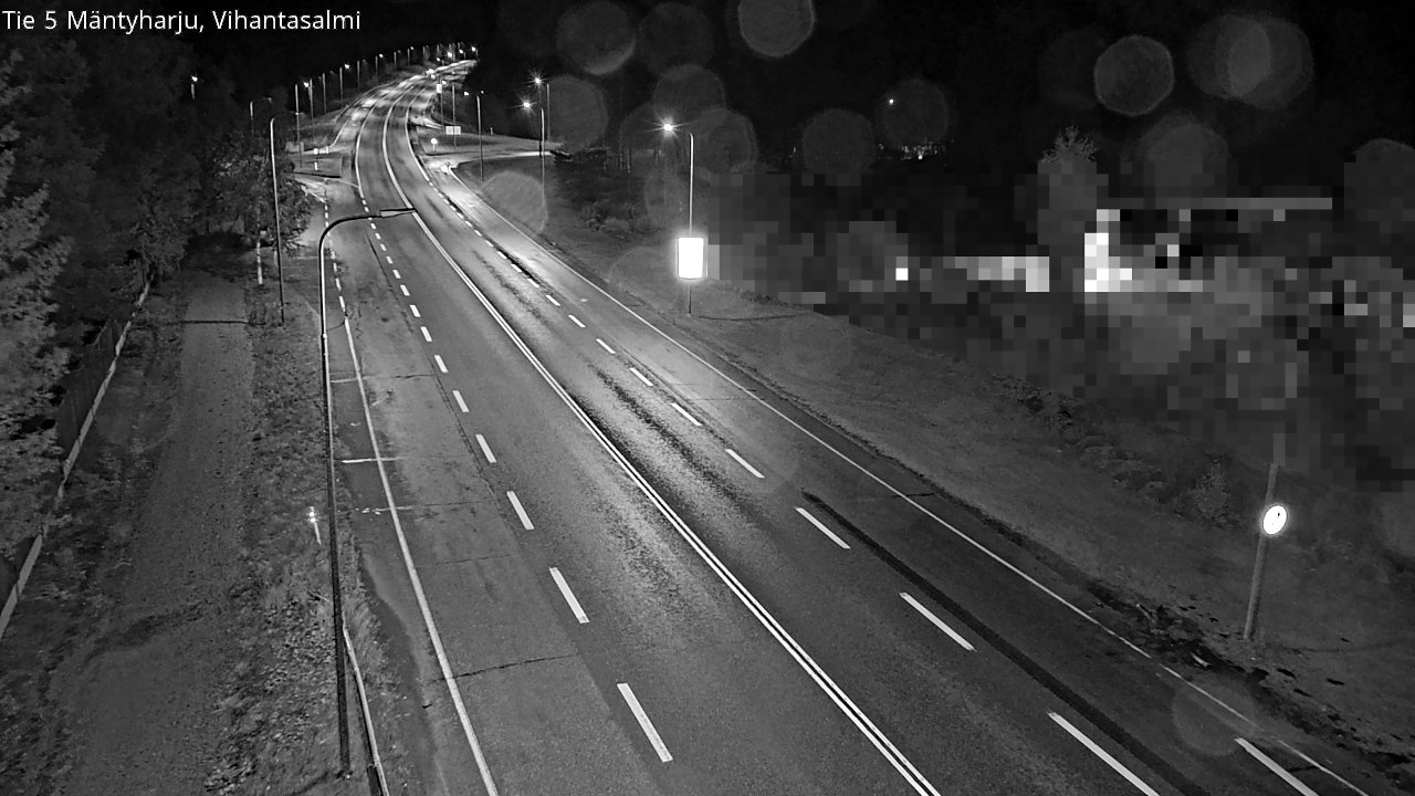 Weather Camera Image Road 5 Mäntyharju, Vihantasalm, Mäntyharju, Etelä-Savo