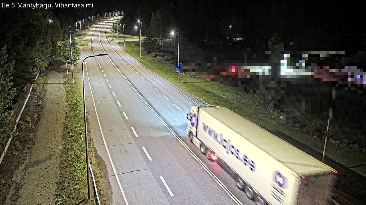 Weather Camera Image Road 5 Mäntyharju, Vihantasalm, Mäntyharju, Etelä-Savo
