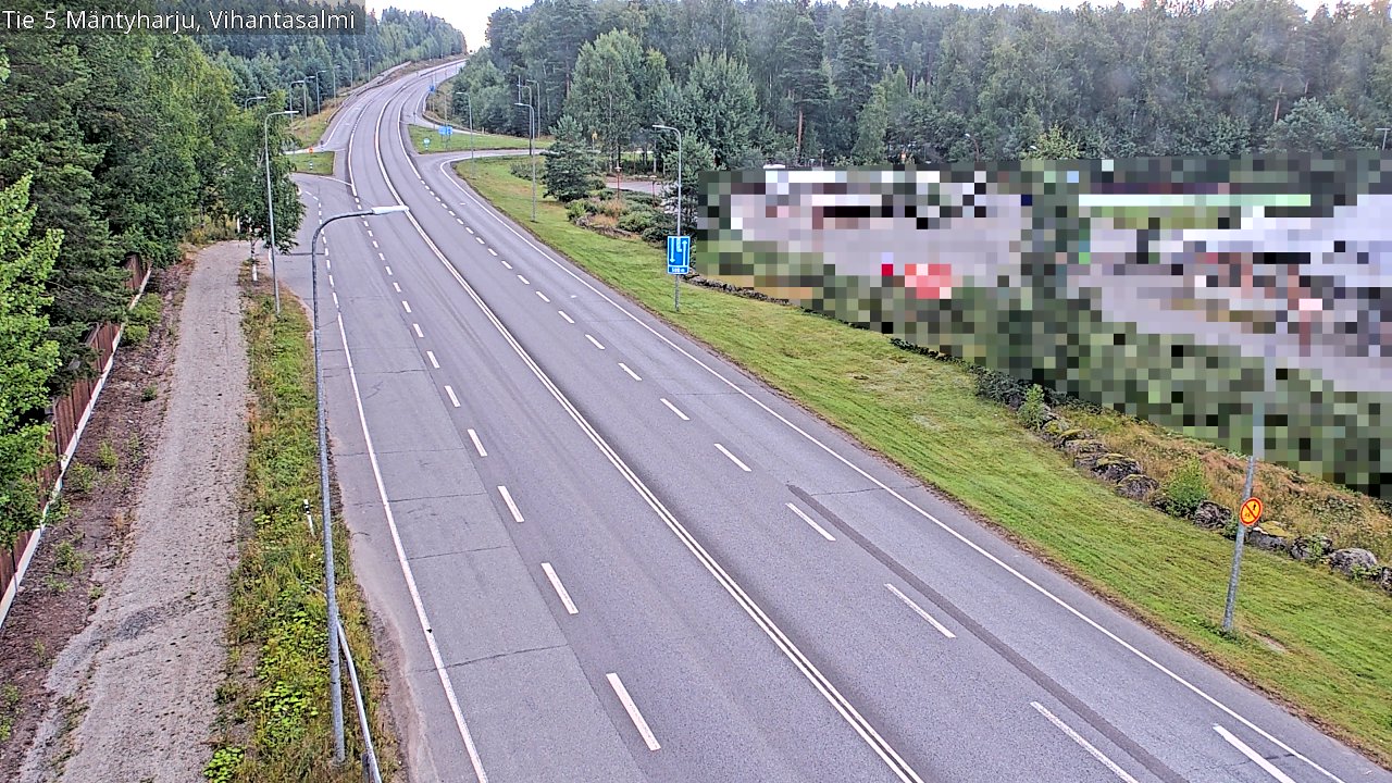 Weather Camera Image Road 5 Mäntyharju, Vihantasalm, Mäntyharju, Etelä-Savo