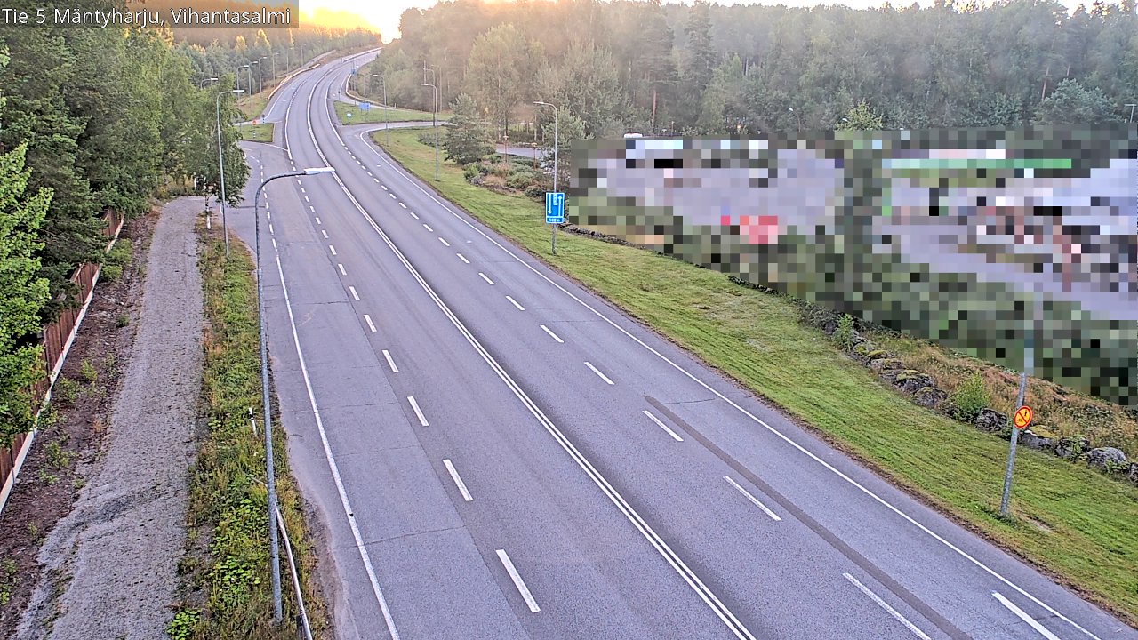 Weather Camera Image Road 5 Mäntyharju, Vihantasalm, Mäntyharju, Etelä-Savo