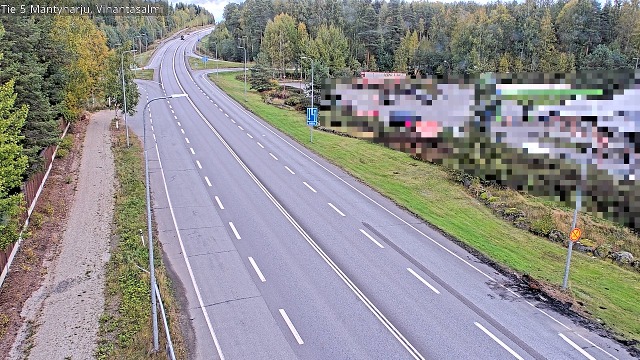 Weather Camera Image Road 5 Mäntyharju, Vihantasalm, Mäntyharju, Etelä-Savo