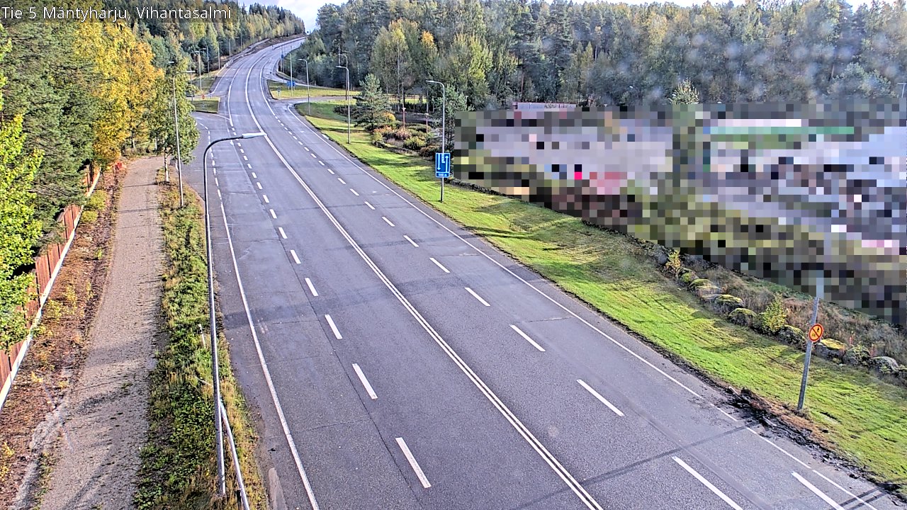 Weather Camera Image Road 5 Mäntyharju, Vihantasalm, Mäntyharju, Etelä-Savo