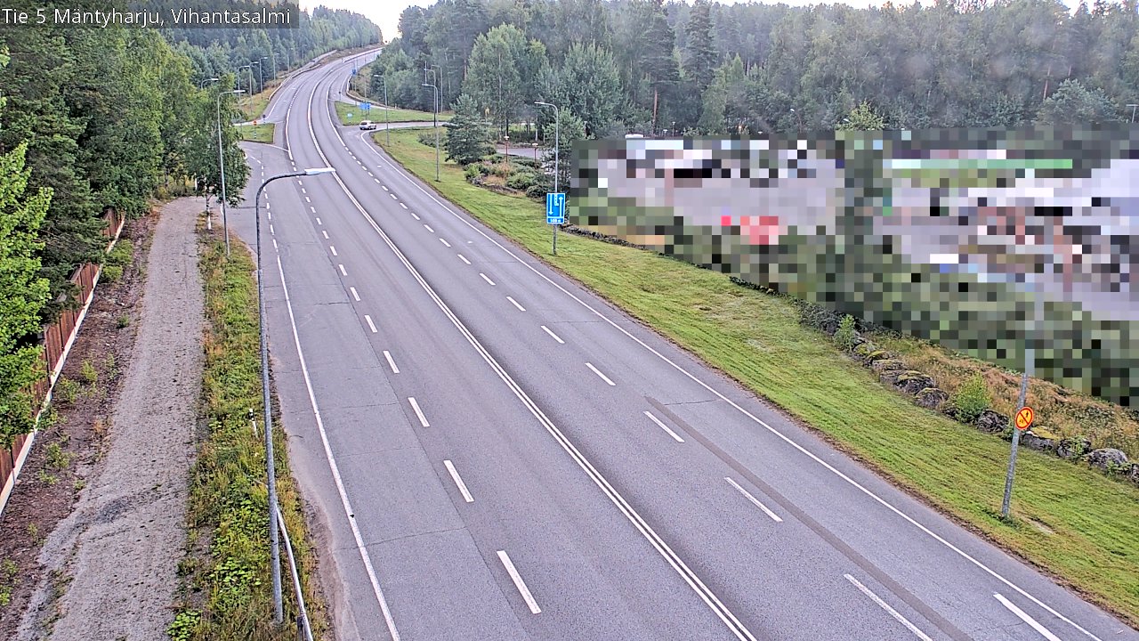Weather Camera Image Road 5 Mäntyharju, Vihantasalm, Mäntyharju, Etelä-Savo