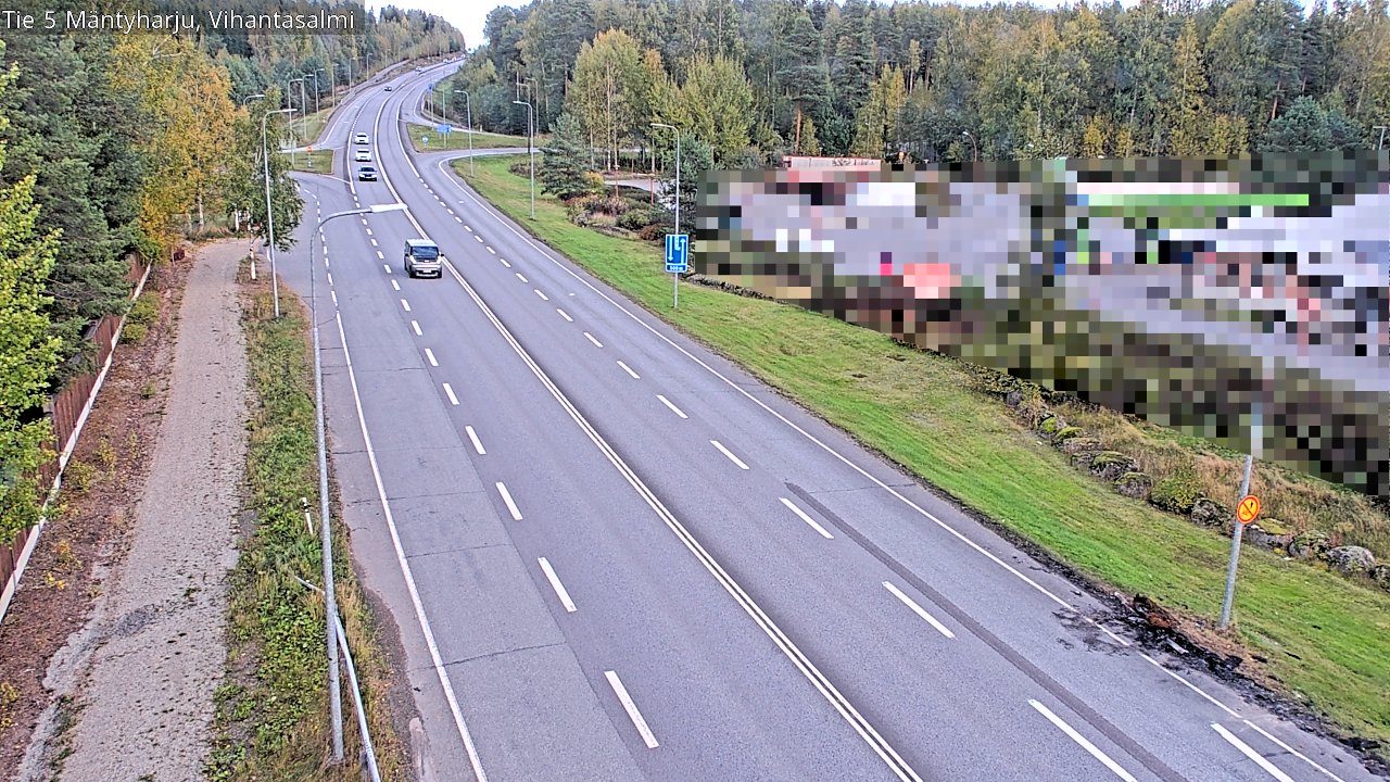 Weather Camera Image Road 5 Mäntyharju, Vihantasalm, Mäntyharju, Etelä-Savo
