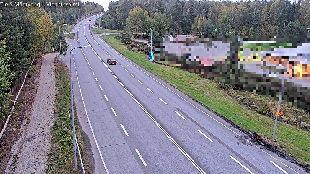 Weather Camera Image Road 5 Mäntyharju, Vihantasalm, Mäntyharju, Etelä-Savo