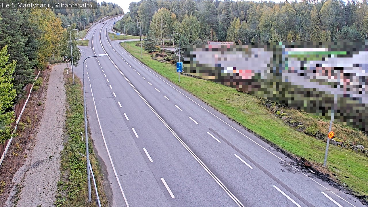 Weather Camera Image Road 5 Mäntyharju, Vihantasalm, Mäntyharju, Etelä-Savo