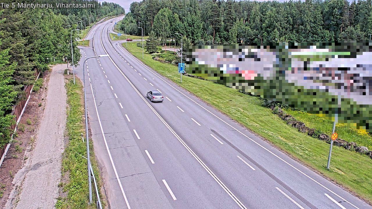 Kelikamerat Kuva Tie 5 Mäntyharju, Vihantasalmi, Mäntyharju, Etelä-Savo