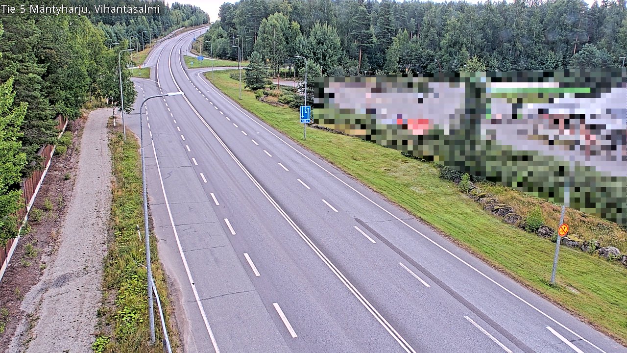 Weather Camera Image Road 5 Mäntyharju, Vihantasalm, Mäntyharju, Etelä-Savo