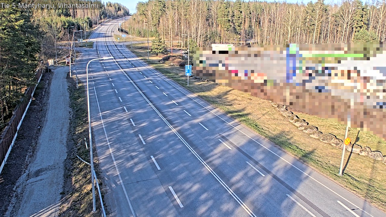 Weather Camera Image Road 5 Mäntyharju, Vihantasalm, Mäntyharju, Etelä-Savo