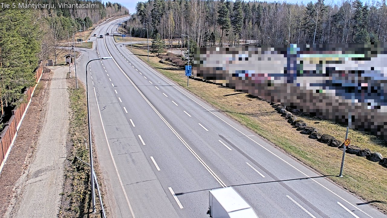 Weather Camera Image Road 5 Mäntyharju, Vihantasalm, Mäntyharju, Etelä-Savo