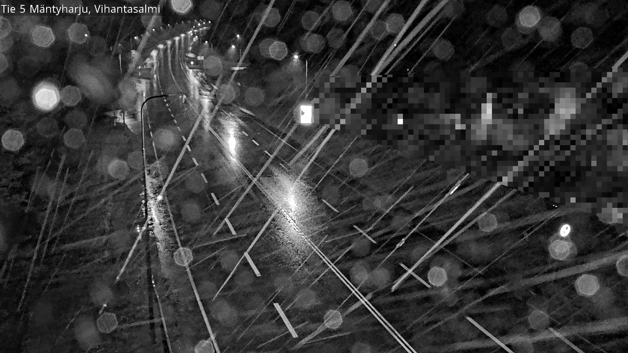 Weather Camera Image Road 5 Mäntyharju, Vihantasalm, Mäntyharju, Etelä-Savo