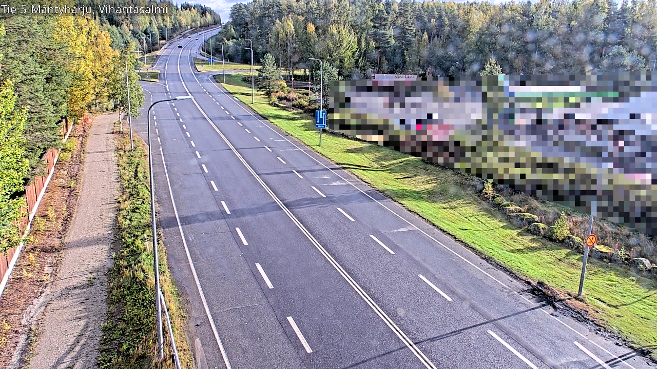Weather Camera Image Road 5 Mäntyharju, Vihantasalm, Mäntyharju, Etelä-Savo
