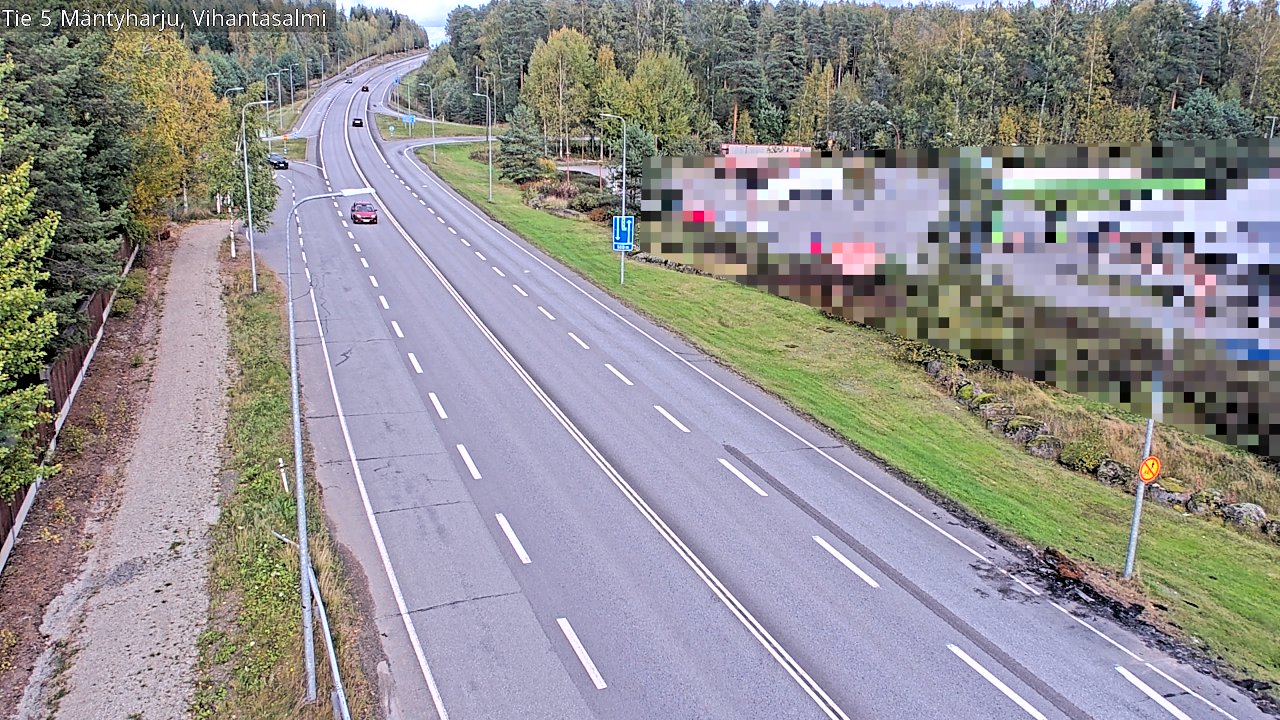 Weather Camera Image Road 5 Mäntyharju, Vihantasalm, Mäntyharju, Etelä-Savo