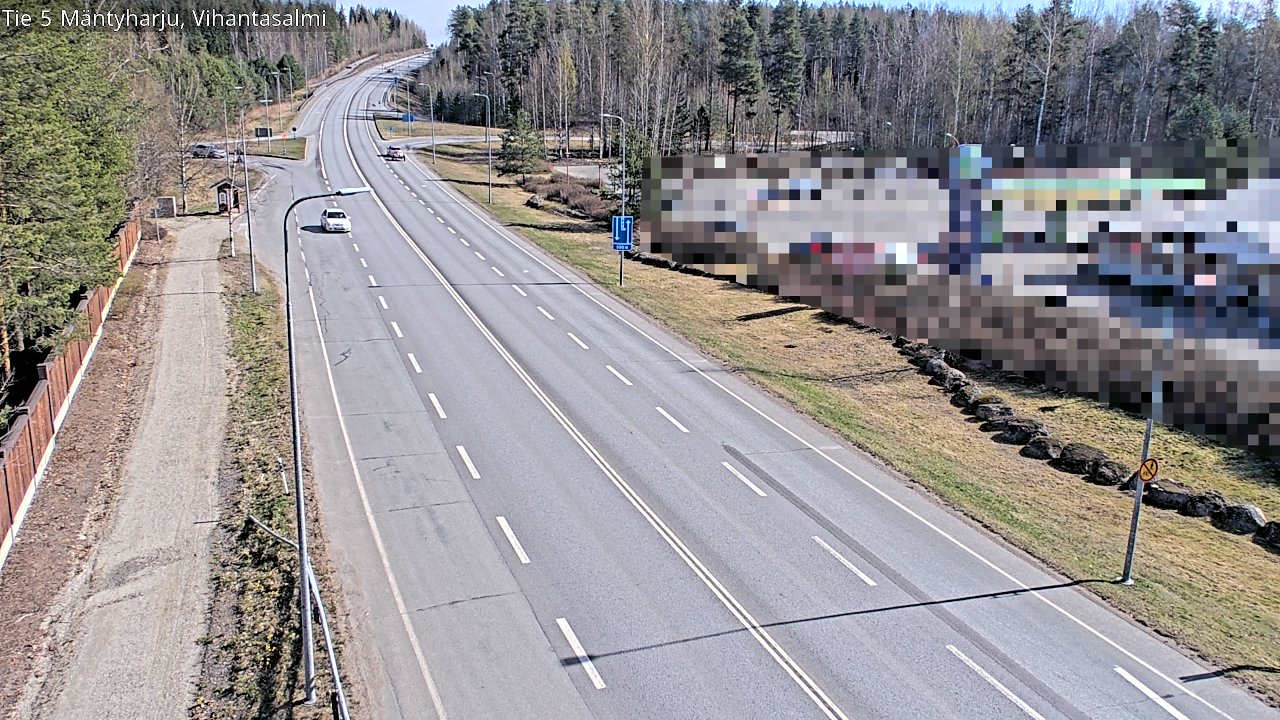 Weather Camera Image Road 5 Mäntyharju, Vihantasalm, Mäntyharju, Etelä-Savo