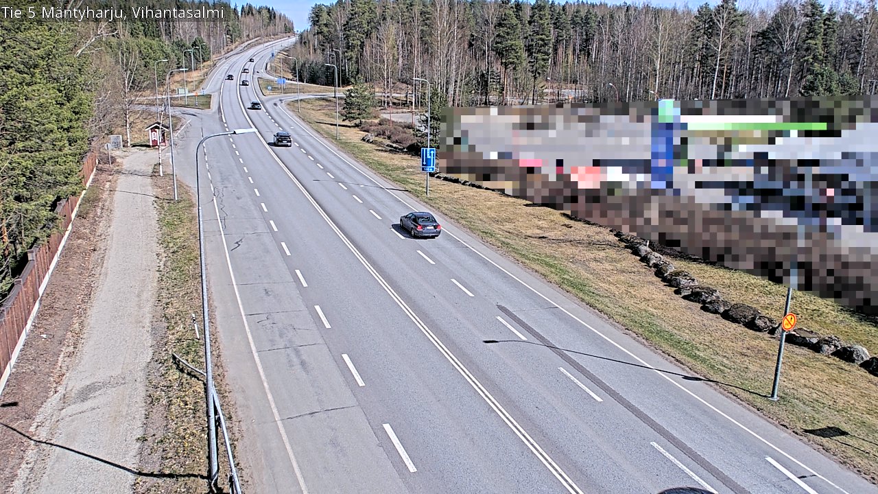 Weather Camera Image Road 5 Mäntyharju, Vihantasalm, Mäntyharju, Etelä-Savo