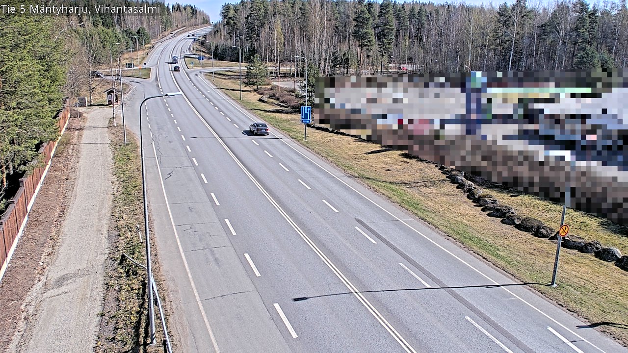Weather Camera Image Road 5 Mäntyharju, Vihantasalm, Mäntyharju, Etelä-Savo