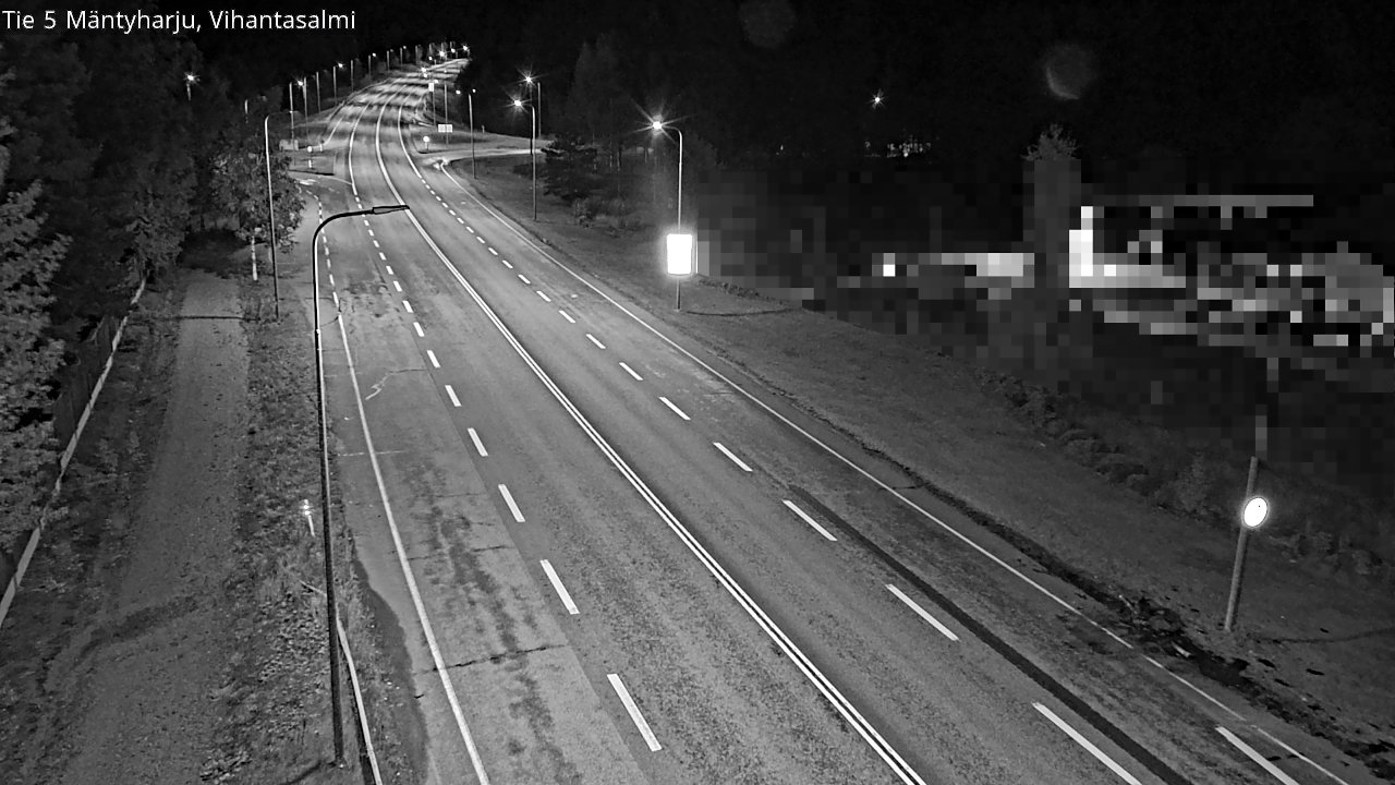 Weather Camera Image Road 5 Mäntyharju, Vihantasalm, Mäntyharju, Etelä-Savo