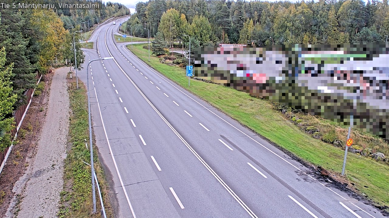 Weather Camera Image Road 5 Mäntyharju, Vihantasalm, Mäntyharju, Etelä-Savo
