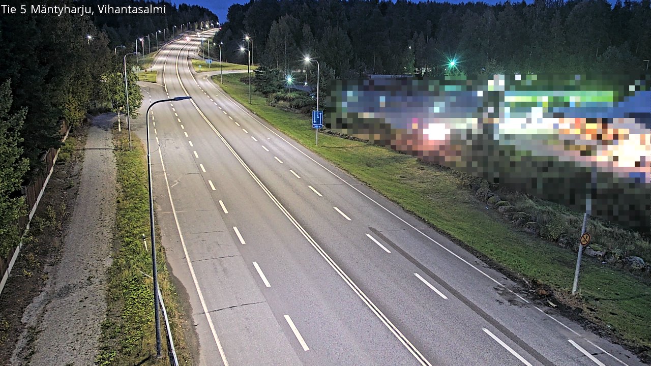 Weather Camera Image Road 5 Mäntyharju, Vihantasalm, Mäntyharju, Etelä-Savo