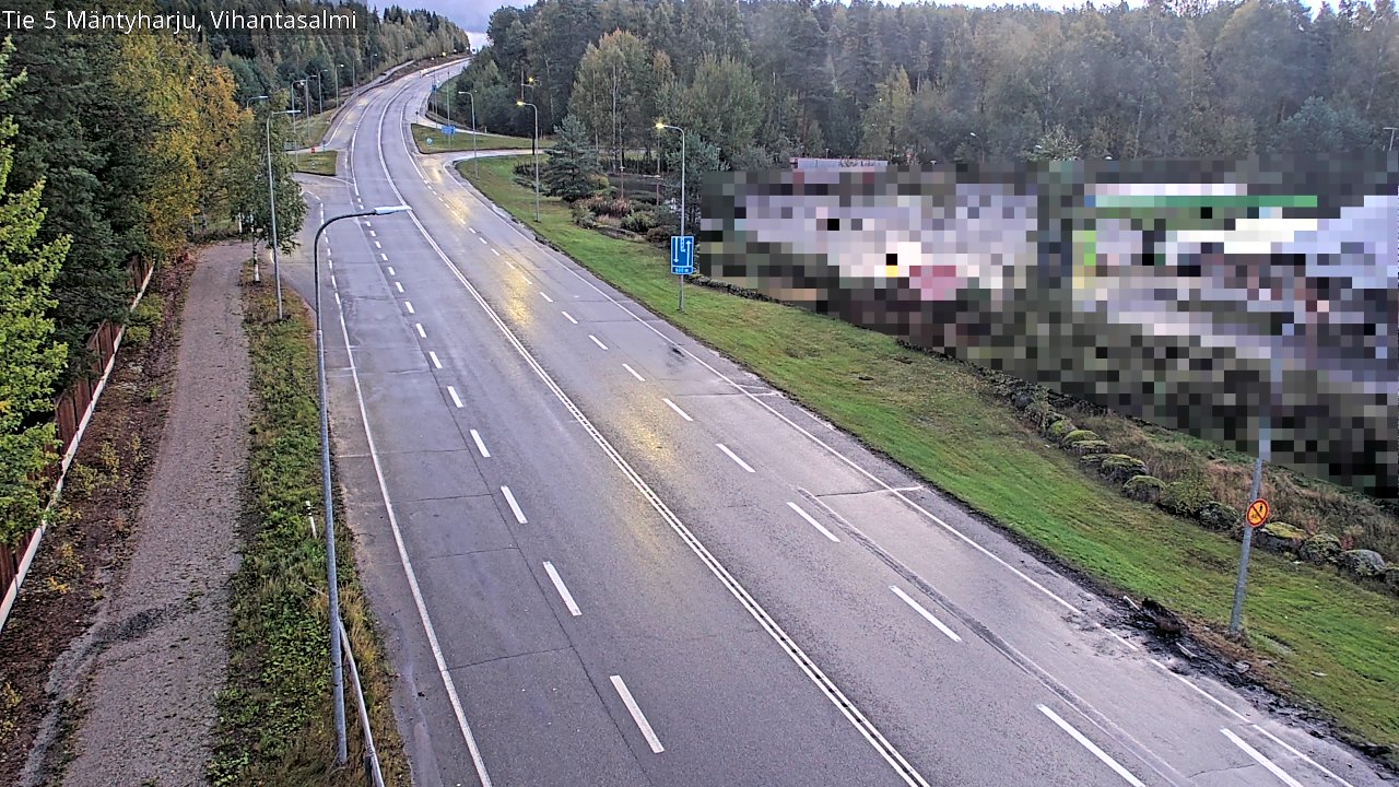 Weather Camera Image Road 5 Mäntyharju, Vihantasalm, Mäntyharju, Etelä-Savo