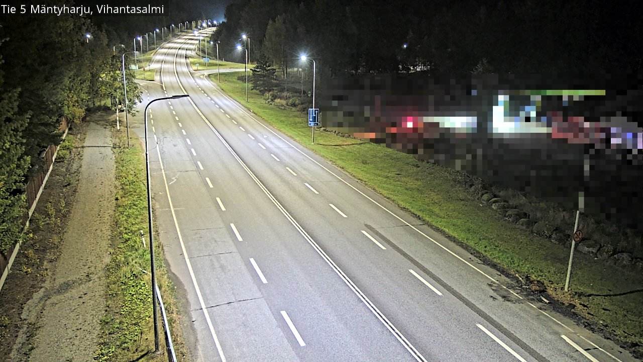Weather Camera Image Road 5 Mäntyharju, Vihantasalm, Mäntyharju, Etelä-Savo