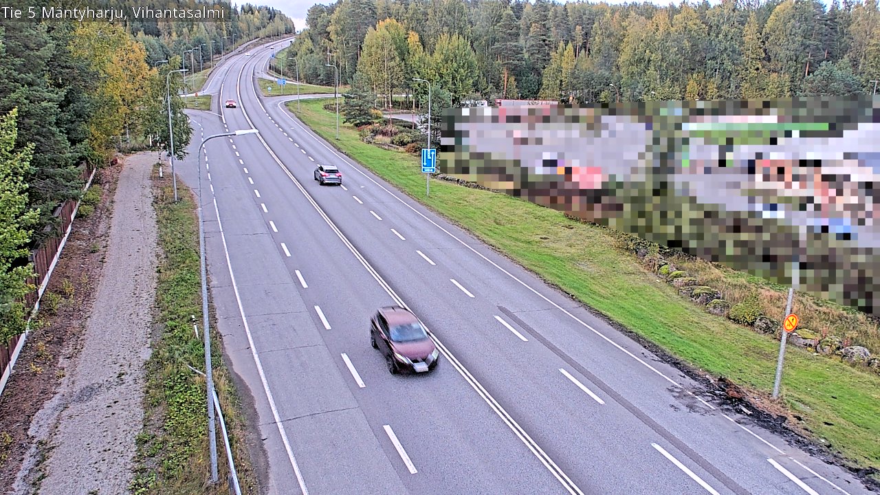 Weather Camera Image Road 5 Mäntyharju, Vihantasalm, Mäntyharju, Etelä-Savo