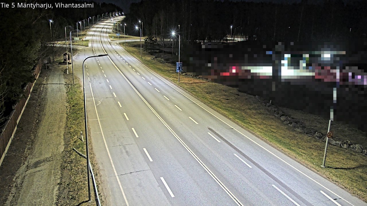 Weather Camera Image Road 5 Mäntyharju, Vihantasalm, Mäntyharju, Etelä-Savo