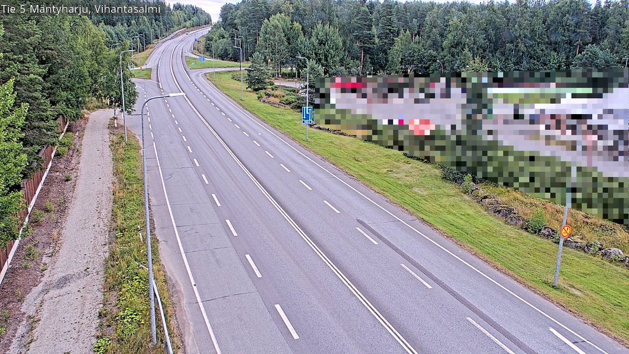 Weather Camera Image Road 5 Mäntyharju, Vihantasalm, Mäntyharju, Etelä-Savo