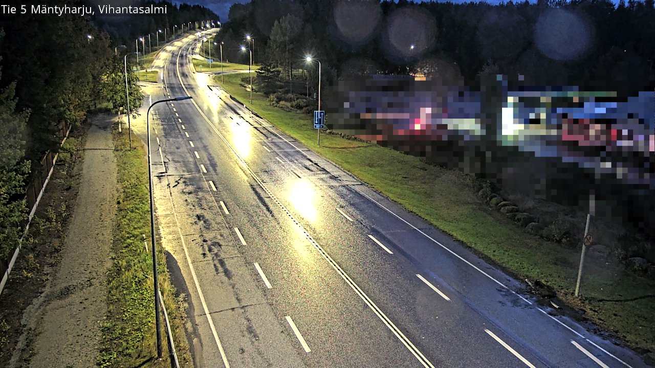 Weather Camera Image Road 5 Mäntyharju, Vihantasalm, Mäntyharju, Etelä-Savo