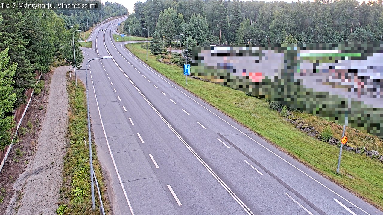 Weather Camera Image Road 5 Mäntyharju, Vihantasalm, Mäntyharju, Etelä-Savo