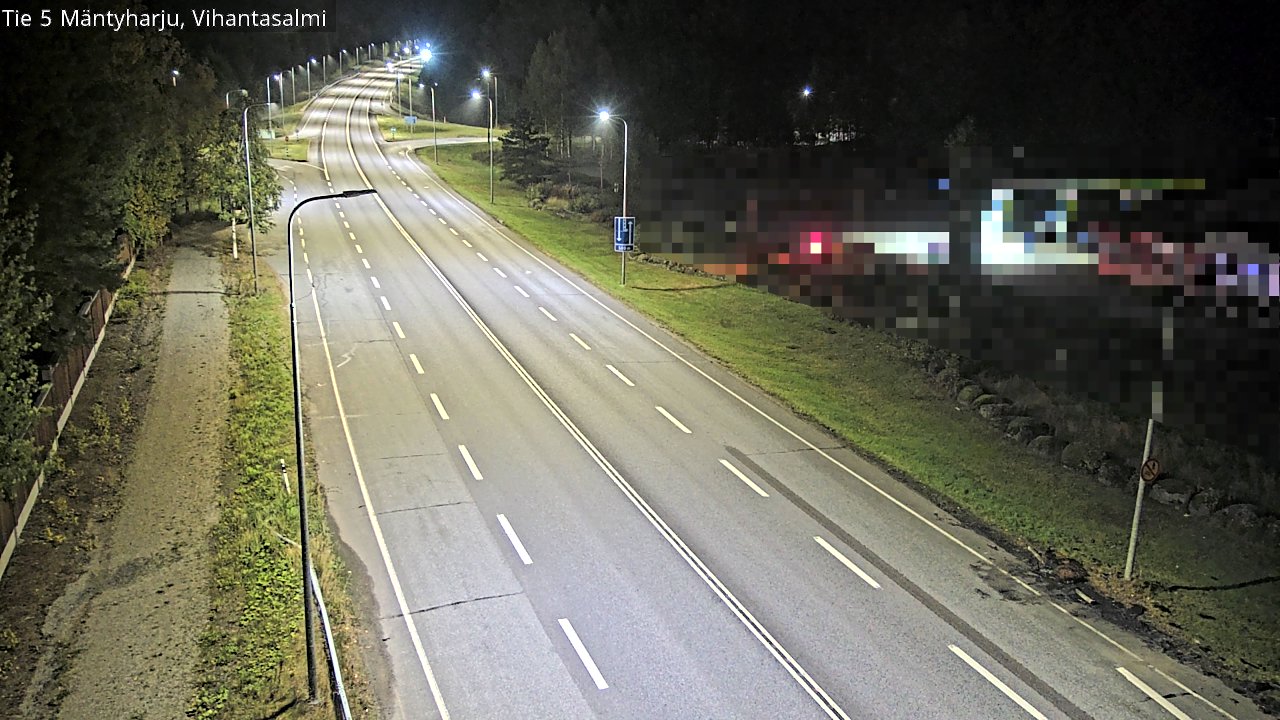 Weather Camera Image Road 5 Mäntyharju, Vihantasalm, Mäntyharju, Etelä-Savo