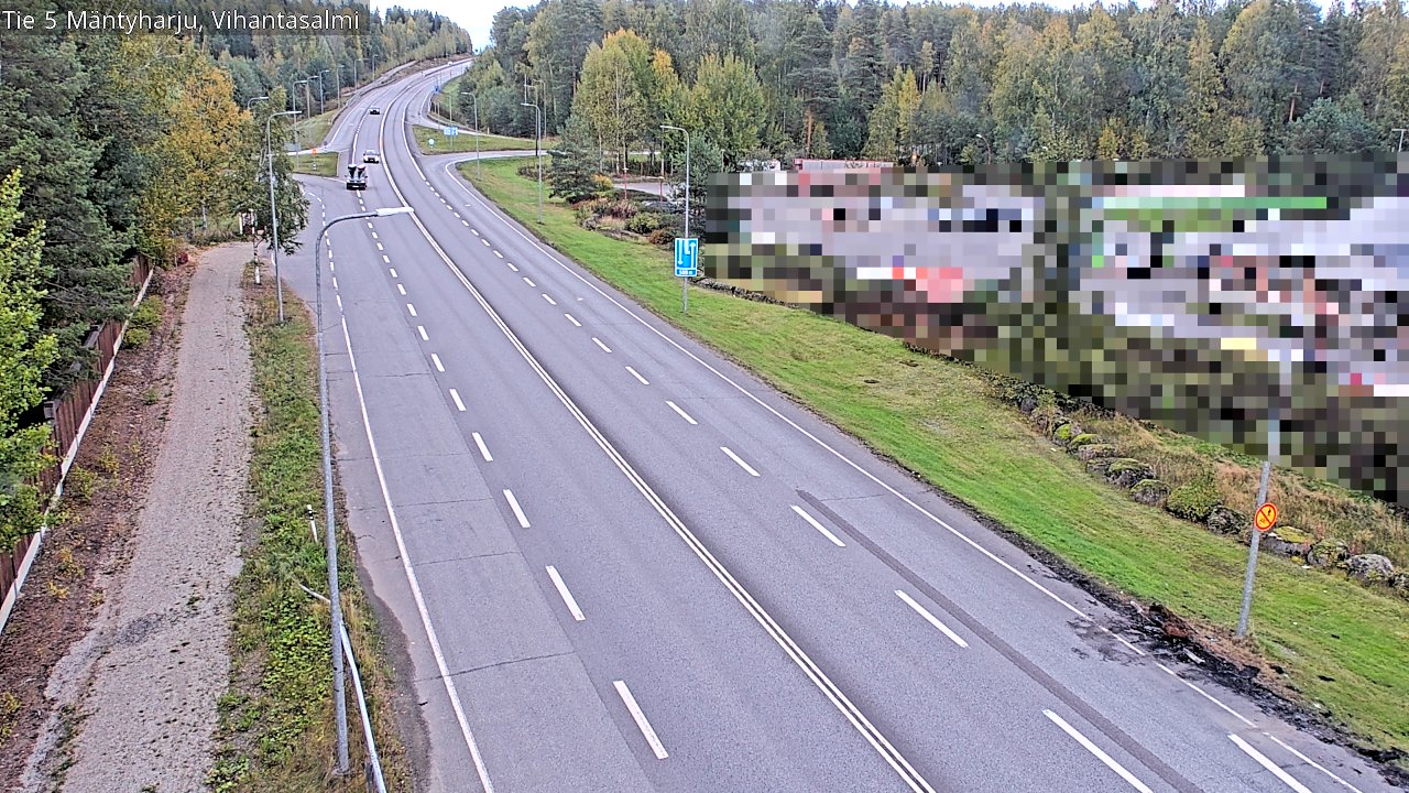 Weather Camera Image Road 5 Mäntyharju, Vihantasalm, Mäntyharju, Etelä-Savo