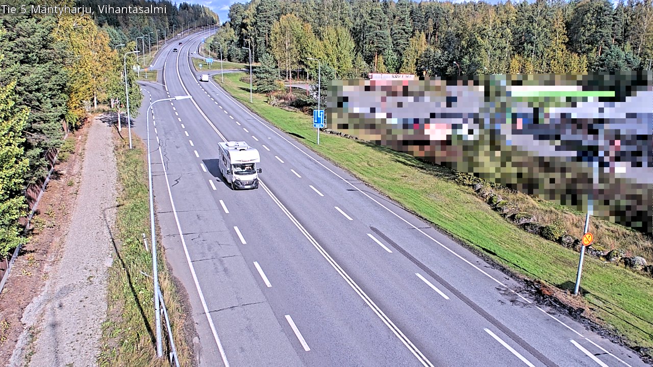 Kelikamerat Kuva Tie 5 Mäntyharju, Vihantasalmi, Mäntyharju, Etelä-Savo