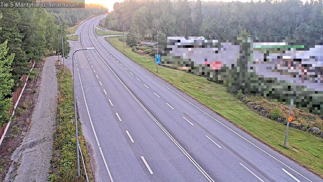 Weather Camera Image Road 5 Mäntyharju, Vihantasalm, Mäntyharju, Etelä-Savo