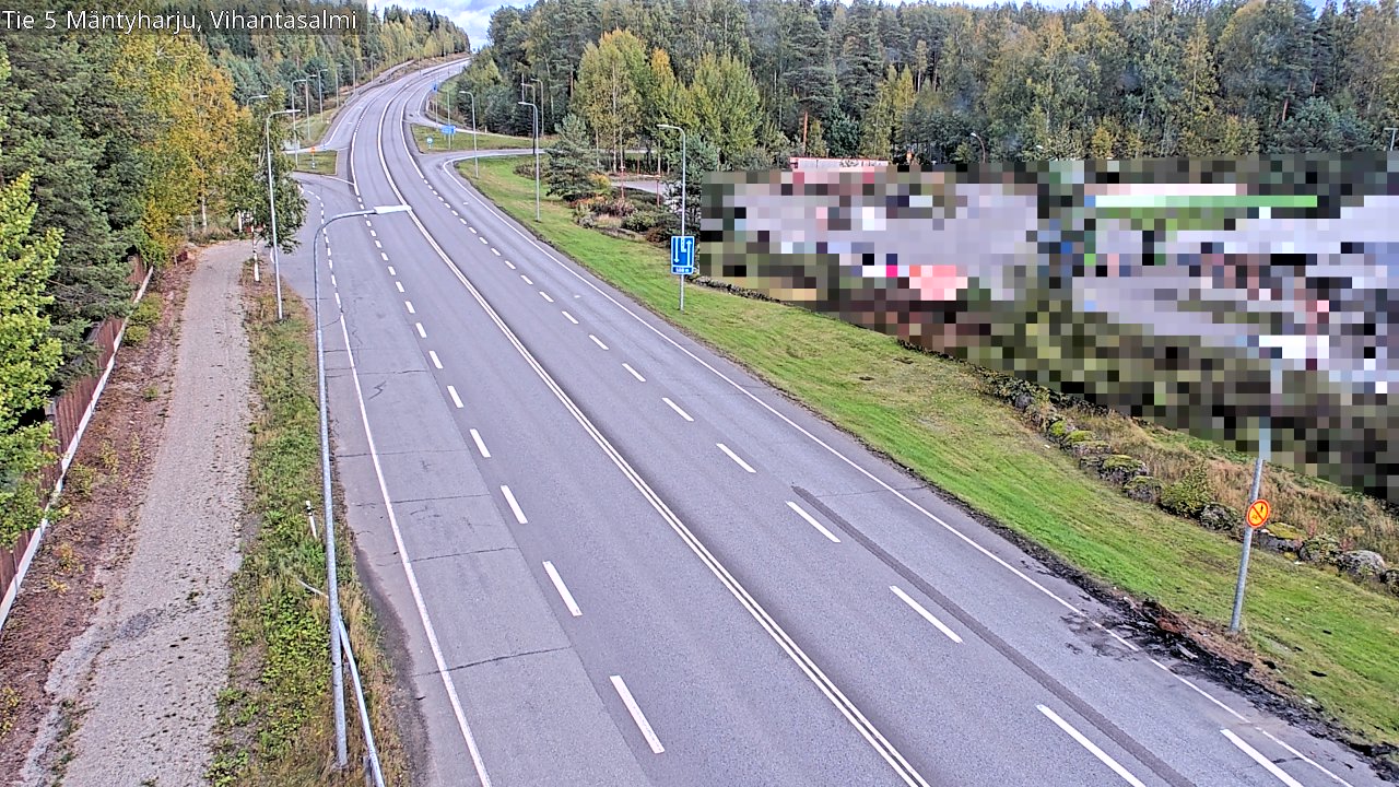 Weather Camera Image Road 5 Mäntyharju, Vihantasalm, Mäntyharju, Etelä-Savo