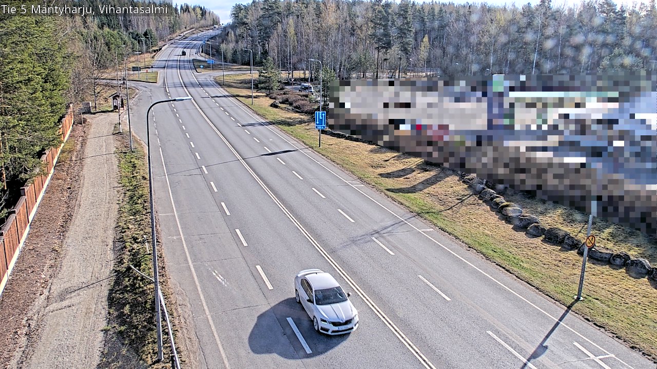 Weather Camera Image Road 5 Mäntyharju, Vihantasalm, Mäntyharju, Etelä-Savo
