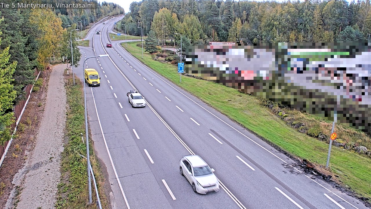 Weather Camera Image Road 5 Mäntyharju, Vihantasalm, Mäntyharju, Etelä-Savo