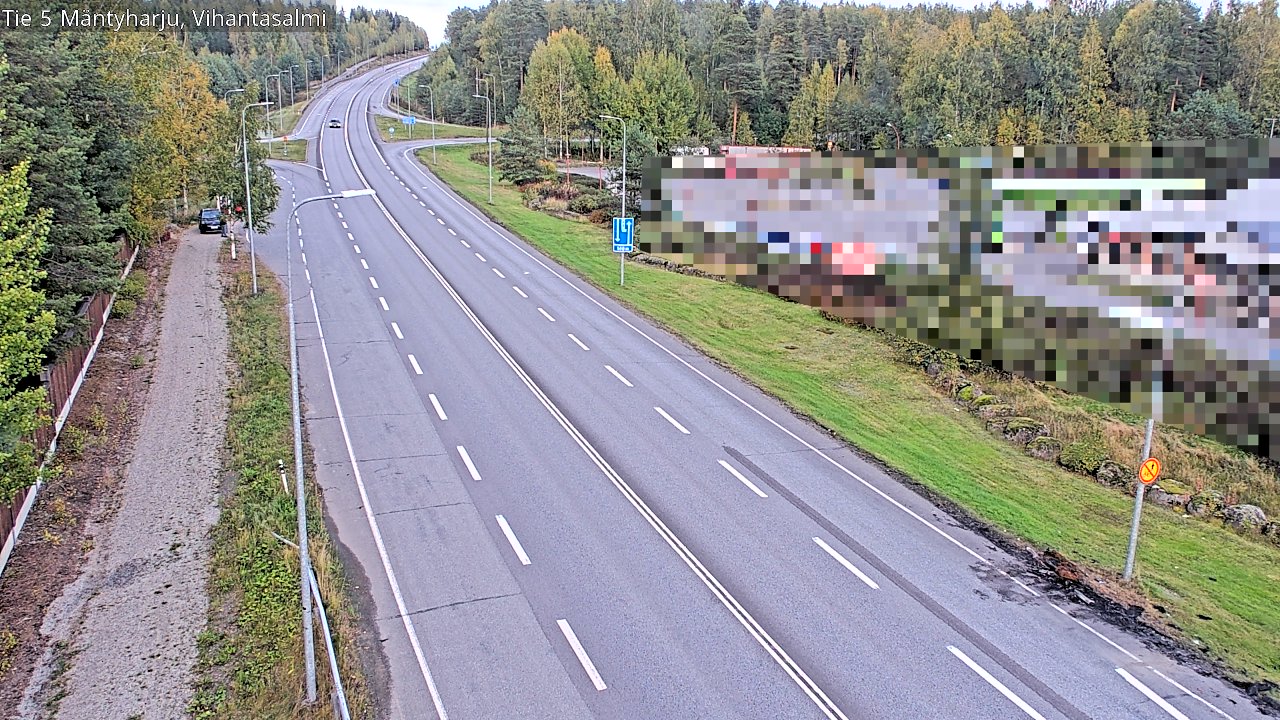 Weather Camera Image Road 5 Mäntyharju, Vihantasalm, Mäntyharju, Etelä-Savo