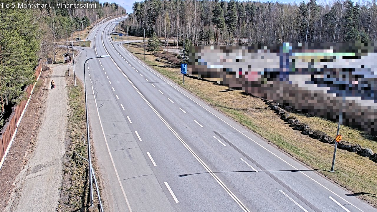 Weather Camera Image Road 5 Mäntyharju, Vihantasalm, Mäntyharju, Etelä-Savo
