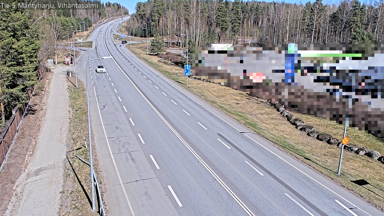 Weather Camera Image Road 5 Mäntyharju, Vihantasalm, Mäntyharju, Etelä-Savo
