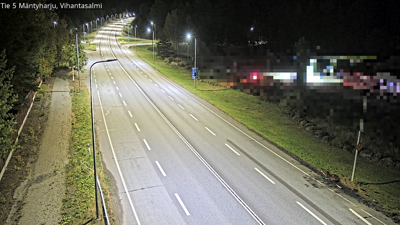 Weather Camera Image Road 5 Mäntyharju, Vihantasalm, Mäntyharju, Etelä-Savo