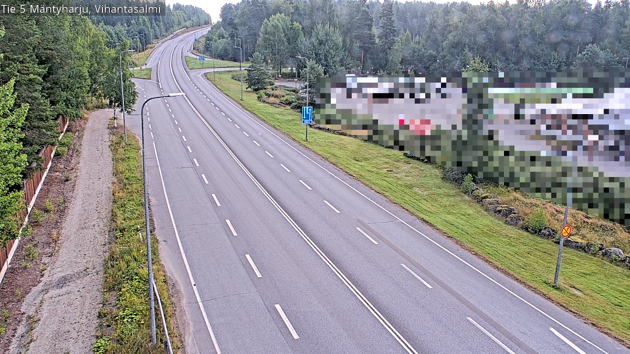 Weather Camera Image Road 5 Mäntyharju, Vihantasalm, Mäntyharju, Etelä-Savo